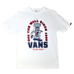 Vans 'It's Time To Bolt' Tee - White (Kids)