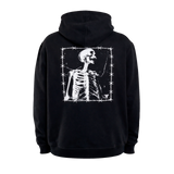 Fallen 'Barbed Bones' Hoodie - Black/White
