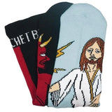 Toy Machine 'Bury The Hatchet' Crew Socks - Black/Blue