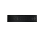 Color Bars 'Joy Division Scripted' Sticker - Black