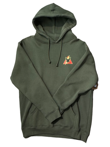 Dark Seas 'Eagle Division' Hoodie - Army Green