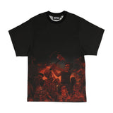Creature x Cannibal Corpse 'Ringer' Heavyweight Laser Print Tee - Black