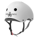Triple 8 'The Certified Sweatsaver' Skate Helmet - Matte White