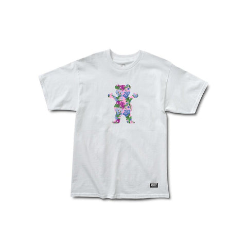 Grizzly Griptape 'Give Em Flowers' Tee - White