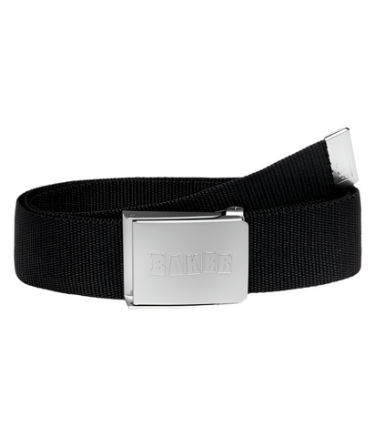 Baker 'Classic Logo' Belt - Black