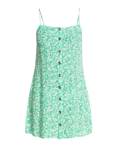 Billabong 'Morning Light' Dress - Teal/White