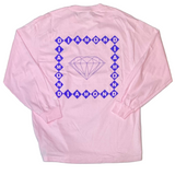 Diamond Supply Co. 'Shapes' L/S Tee - Pink