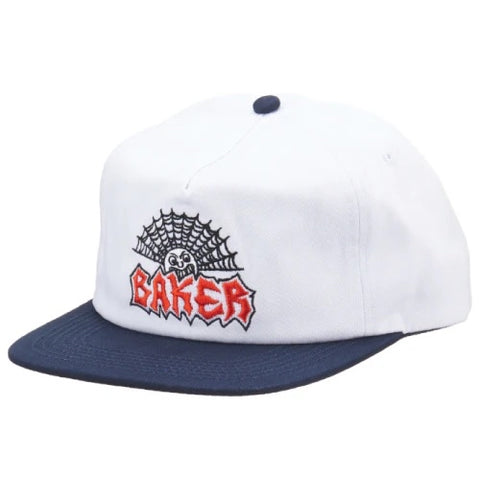 Baker 'Jollyman' Snapback Cap - White/Blue
