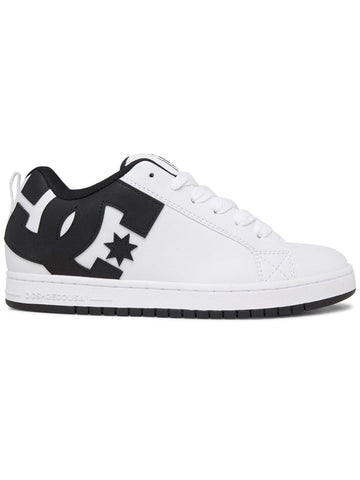 DC Shoes 'Court Graffik' Shoes- White/Black