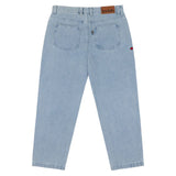Loviah 'OG' Baggy 5 Pocket Denim Pants - White Blue Wash