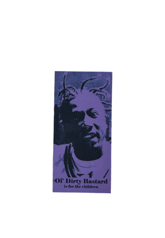 Color Bars x Ol’ Dirty Bastard 'For The Children' Sticker - Purple