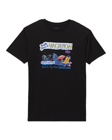 Vans 'Need A Vacation' Tee - Black