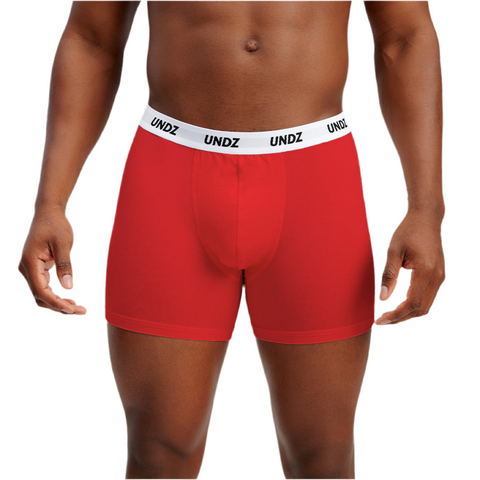 UNDZ 'Men Bamboo' Boxer - Red