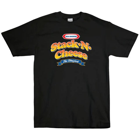 40’s & Shorties 'Stack N Cheese' Tee - Black