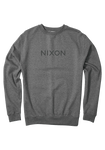 Nixon 'Wordmark' Sweatshirt - Dark Heather Grey