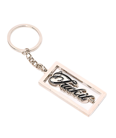 HUF 'Fuck It' Emblem Keychain - Stainless Steel