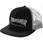 Thrasher 'MAG Logo' Trucker Cap - Black/Grey