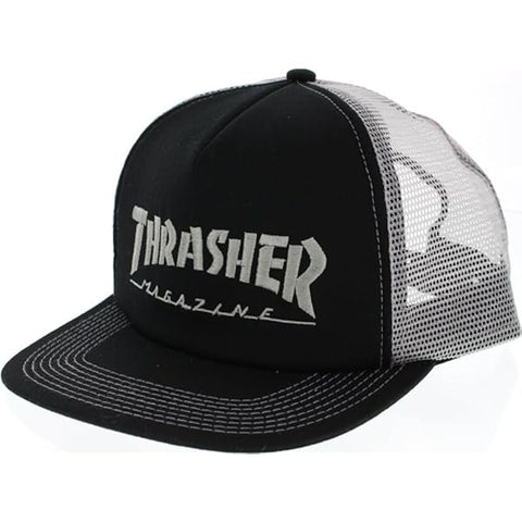 Thrasher 'MAG Logo' Trucker Cap - Black/Grey