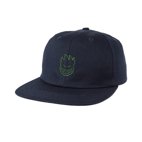 Spitfire 'Lil Big Head' Snapback Cap - Navy/Green
