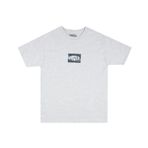 Frosted 'Static Logo' Tee - Heather Grey