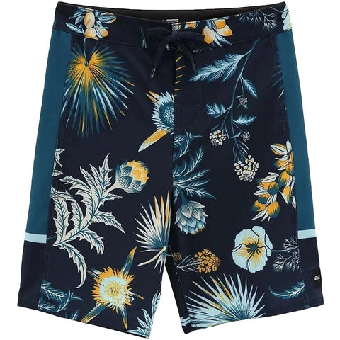 Vans 'Side Bar' Boardshorts - Blue/Yellow