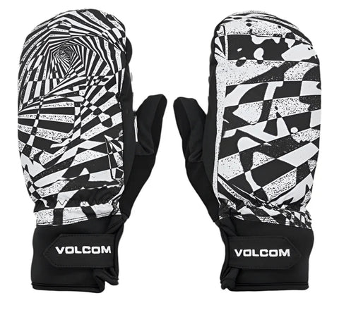Volcom 'V.Co Nyle' Snow Mittens - White/Black