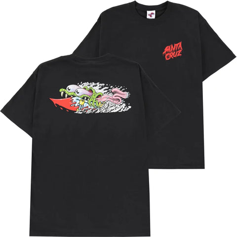 Santa Cruz 'Meek Concrete Slasher' Tee - Black