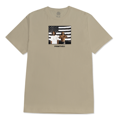 Primitive x Outkast 'Stripes' Tee - Sand