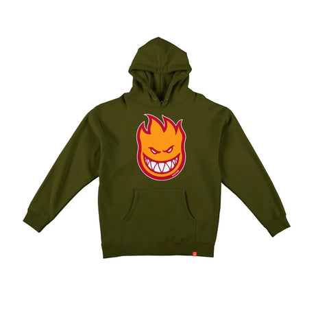 Spitfire 'Bighead Fill' Hoodie - Army Green