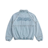 Jacker 'Rivet' Denim Jacket - Blue