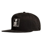 Fallen 'Barbed Bones' Snapback Cap - Black/White