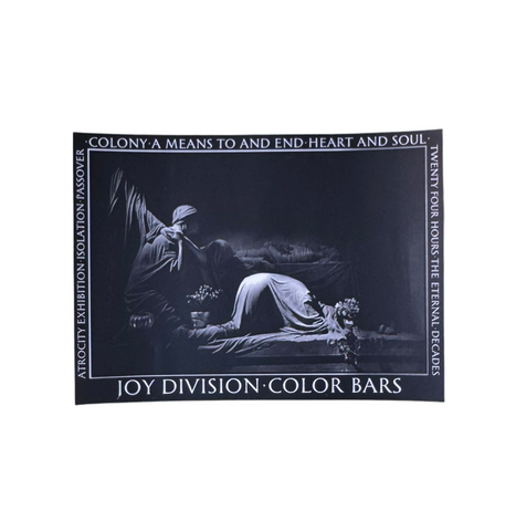 Color Bars 'Exhibition' Sticker - Black