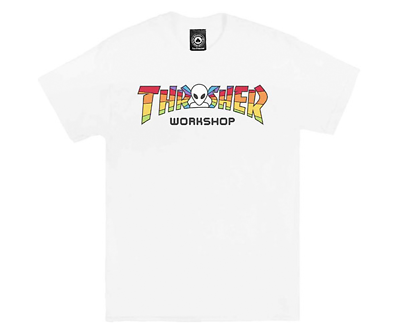 Thrasher x Alien Workshop 'Spectrum' Tee - White