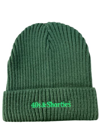 40’s & Shorties 'Newhattan' Beanie - Dark Green