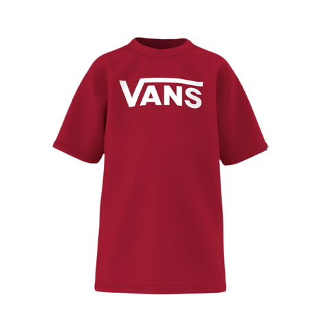 Vans 'Classic' Tee - Dark Red (Kids)