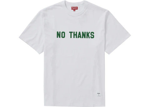 Supreme 'No Thanks' Tee - White