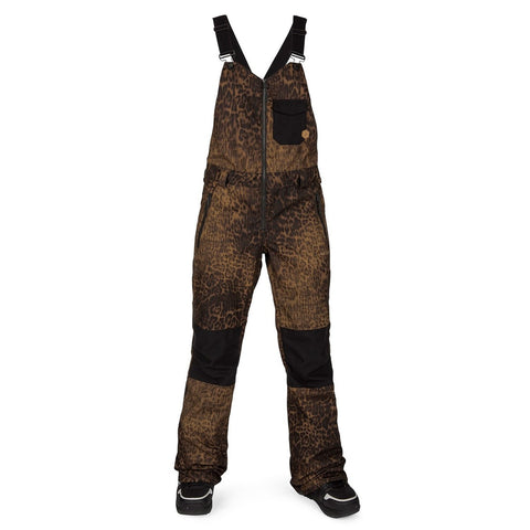 Volcom 'Swift' BIB Overall - Leopard (Women’s)
