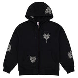 Loviah 'Spiderman' Zip-Up Hoodie - Black