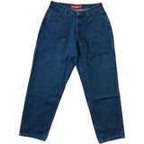 Loviah '1990 Spiderman' Baggy 5 Pocket Denim Pants - Indigo