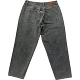 Loviah '1990' Baggy 5 Pocket Denim Pants - Grey Acid Wash