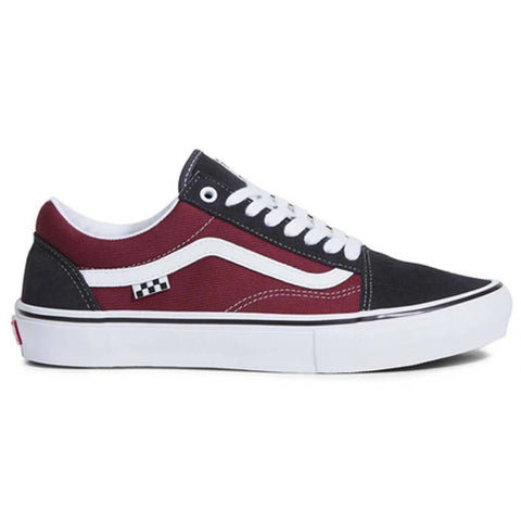 Vans 'Skate Old Skool' Shoes - Asphalt/Pomegranate
