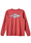 Quiksilver 'Heat' L/S Tee - Red