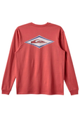 Quiksilver 'Heat' L/S Tee - Red