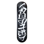 Frosted 'Handstyle' Skate Deck - Black