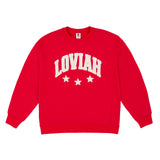 Loviah '3 Star' Crewneck - Red