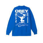 Obey 'Bizzare New Visions' L/S Tee - Pigment Electric Indigo