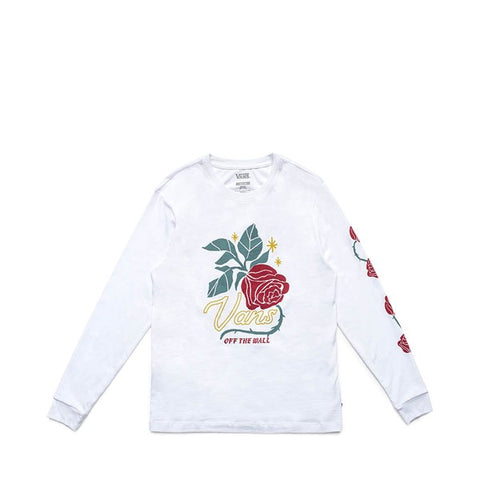 Vans 'Thorned' Boyfriend L/S Tee - White