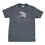 Frosted 'Metro Logo' Tee - Charcoal