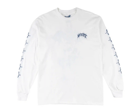 Welcome 'Angel' L/S Tee - White