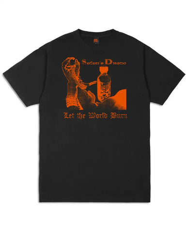 Satans Drano 'World Burn' Tee - Black